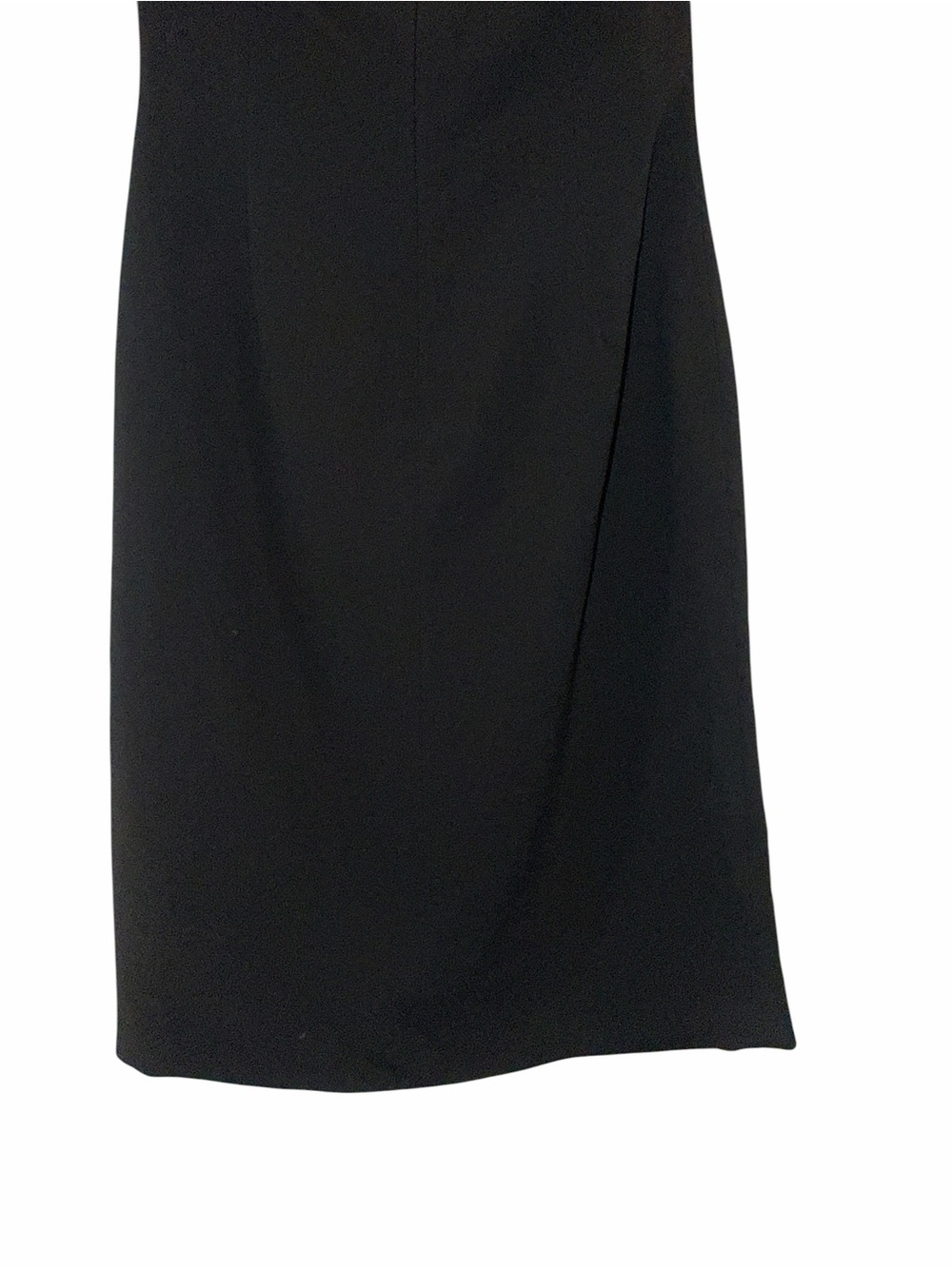 Brandon Maxwell Black Dress Leather Strapless 6 Cocktail Party Wedding Guest 🟡 - Picture 14 of 16